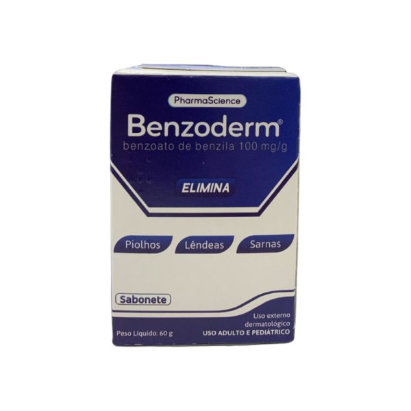 BENZODERM SABONETE 60g - PHARMASCIENCE