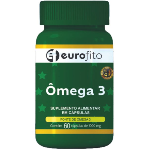 EUROFITO ÔMEGA 3 1000mg 60cp - A2F