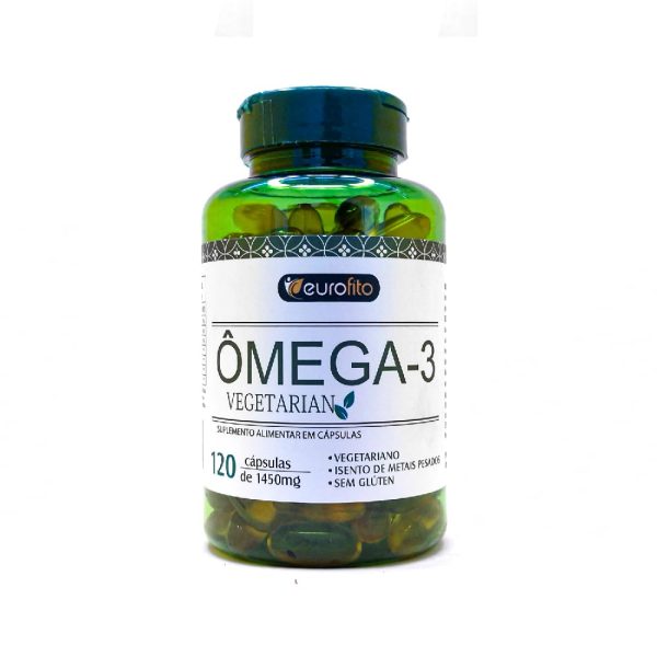 EUROFITO OMEGA 3 VEGETARIAN 1450mg  120cp - A2F